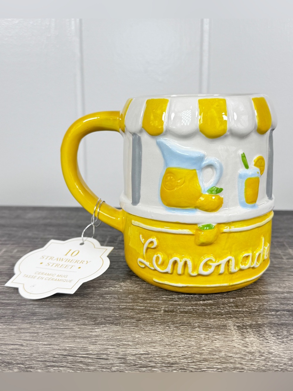 NEW 10 Strawberry Street Lemonade Stand Mug